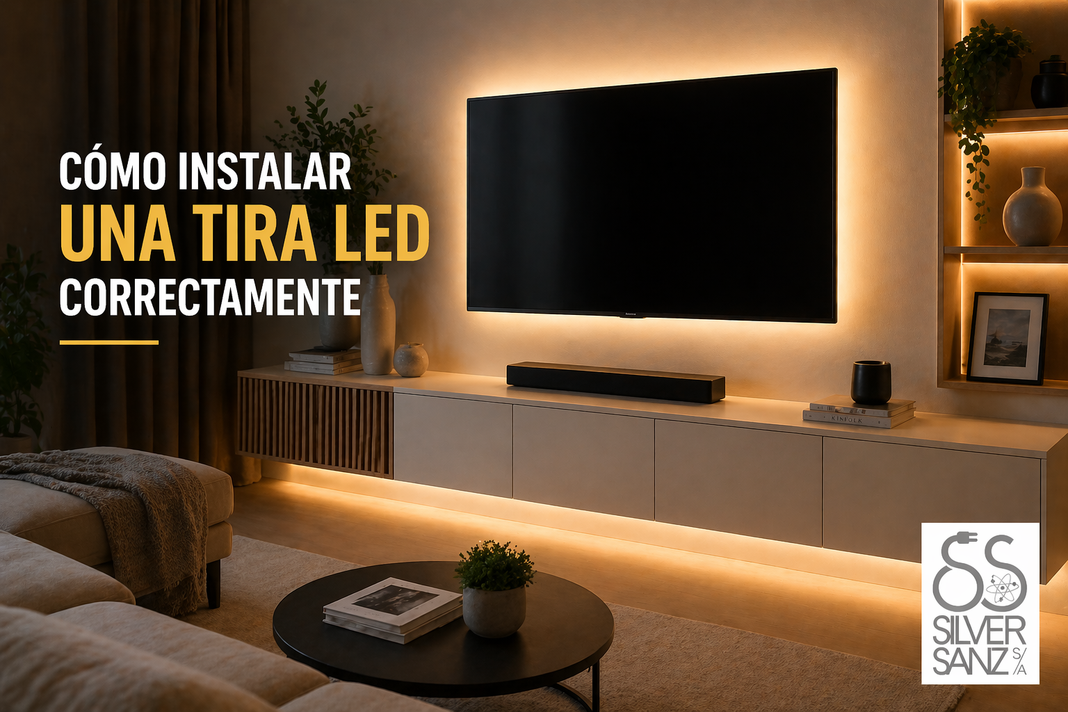Como instalar una tira led Silver Sanz